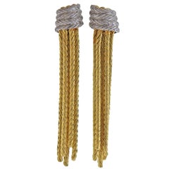 Buccellati Tassel Two-Tone Gold Earrings
