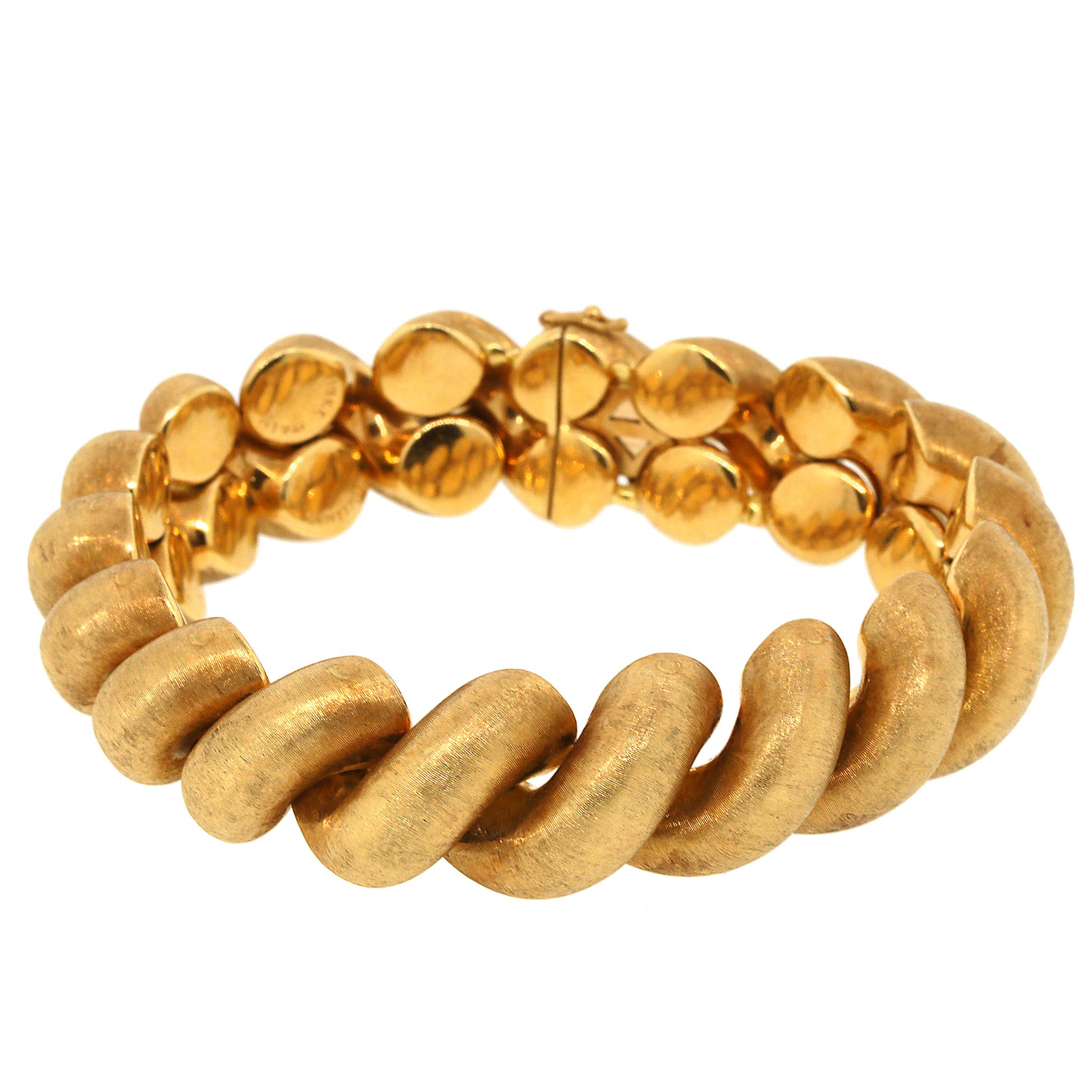 Buccellati Torchon San Marco Link Bracelet For Sale at 1stDibs ...