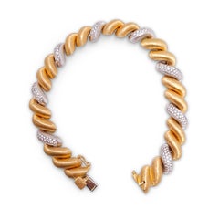 Buccellati 'Tosadé' Gold- und Diamantarmband