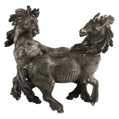 Buccellati Two Horses Silver Statue