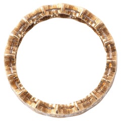 Buccellati Zweifarbiger Gold- und Diamantenbandring