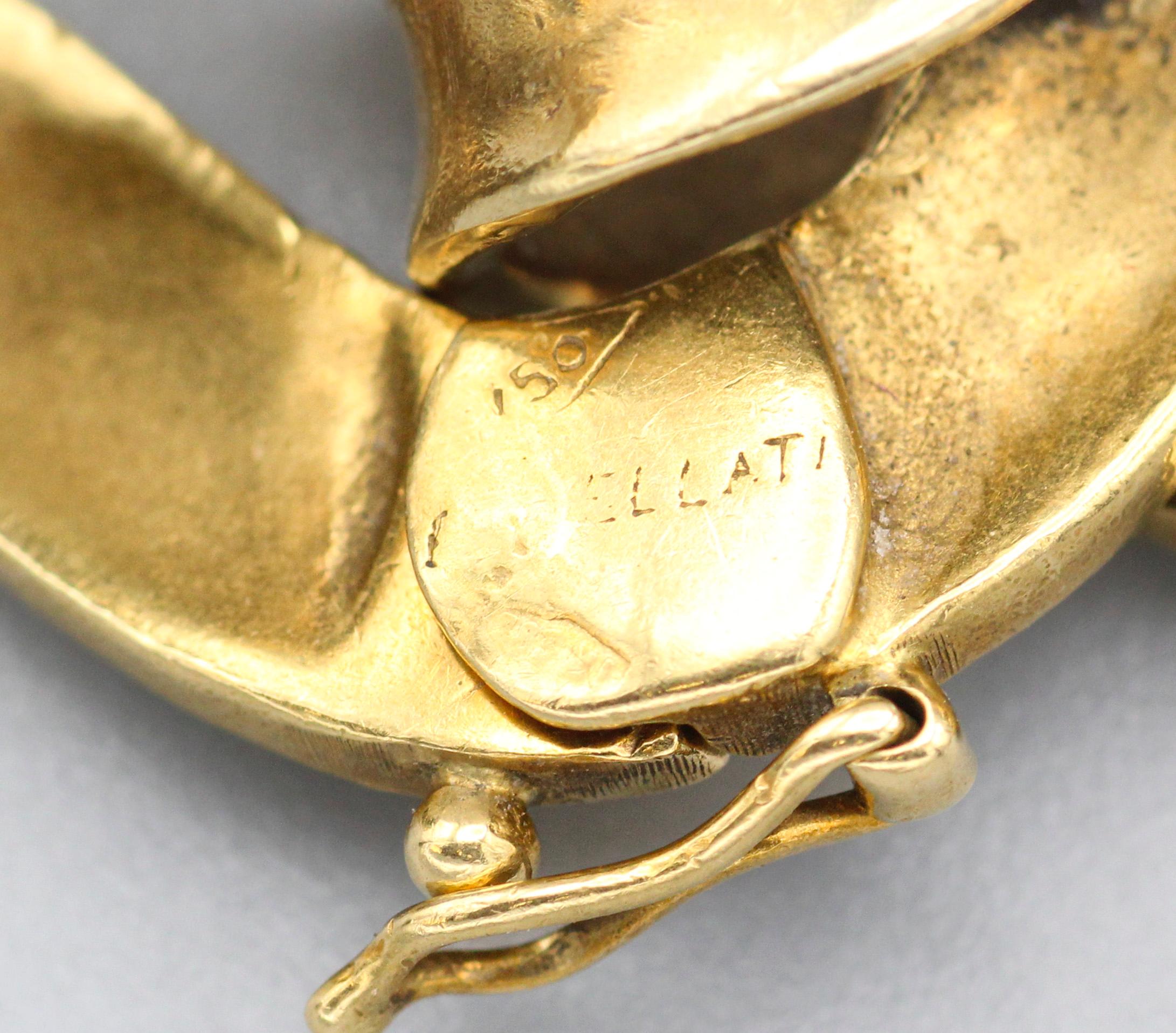 Buccellati Vintage 18 Karat Gold Link Bracelet For Sale 3