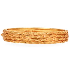 Buccellati Vintage 18K Yellow Gold bangle Bracelet