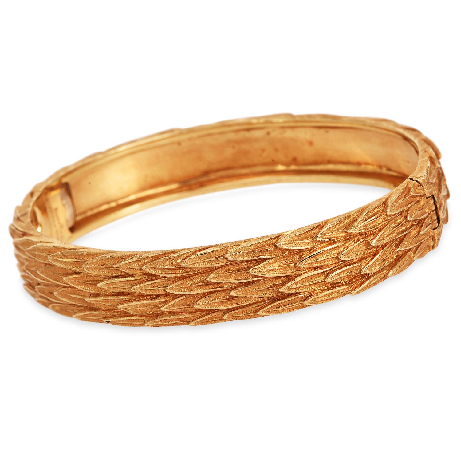 Buccellati Vintage Armreif aus 18 Karat Gelbgold mit Vintage-Armreif für Damen oder Herren im Angebot