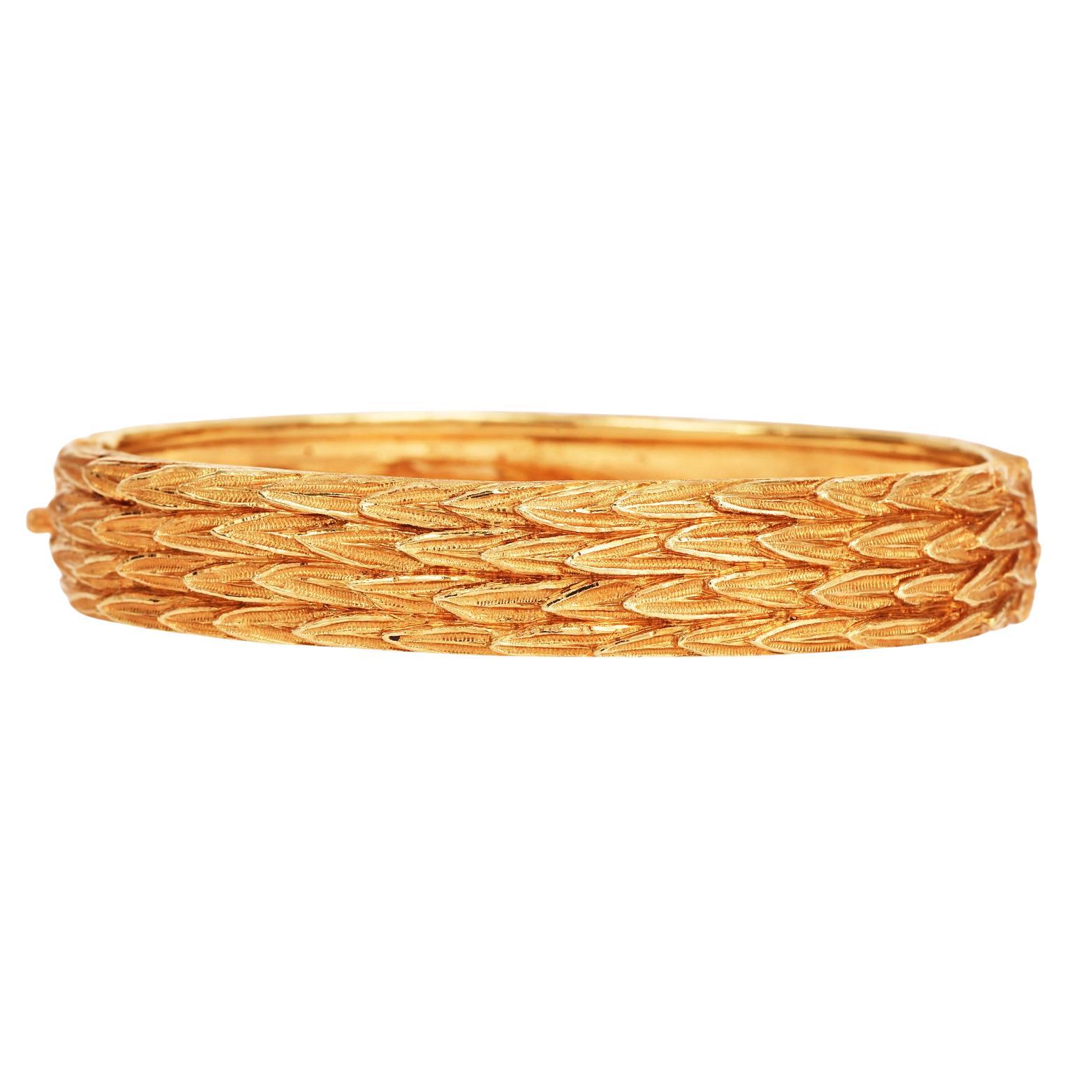 Buccellati Vintage Armreif aus 18 Karat Gelbgold mit Vintage-Armreif