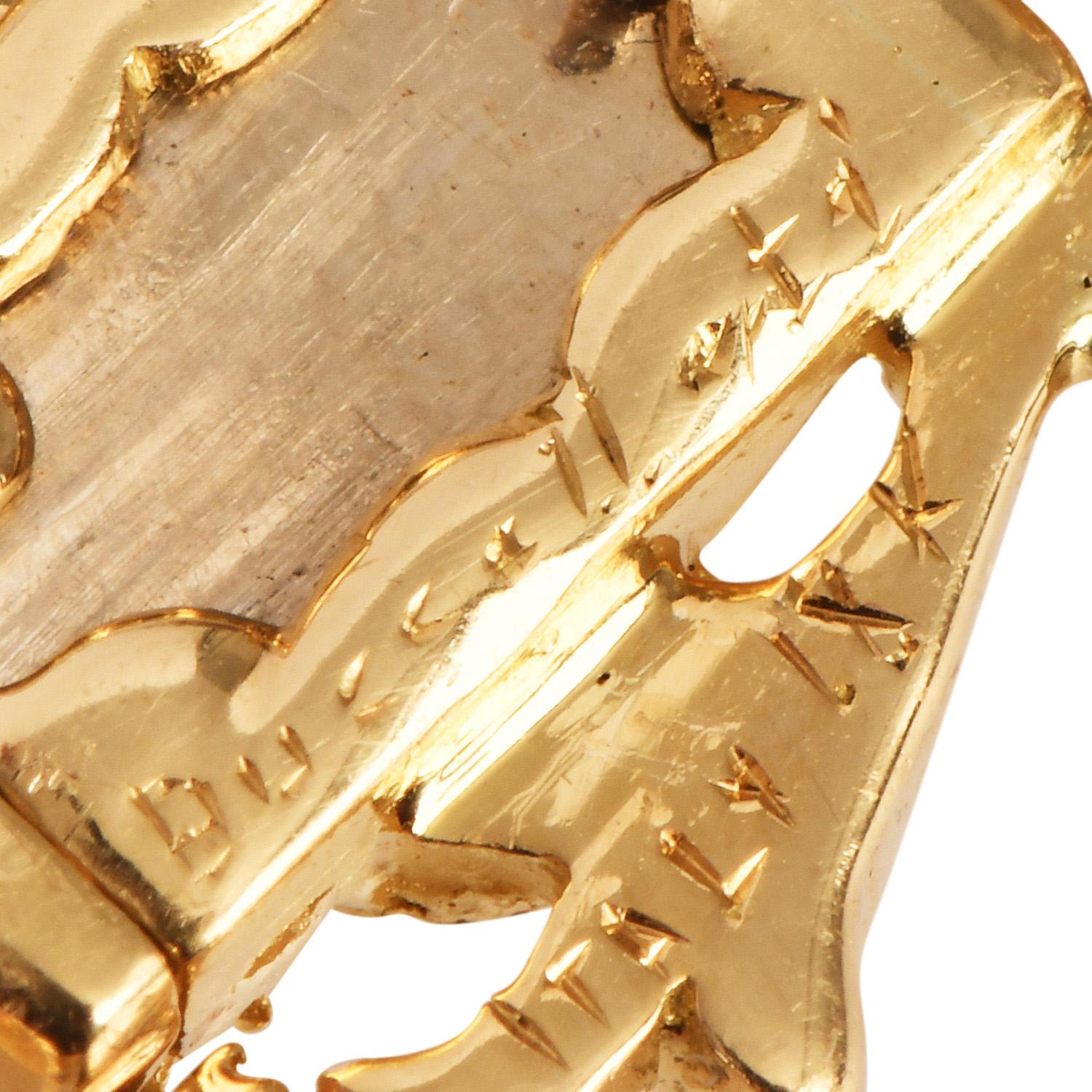 Collana girocollo vintage con trama in oro 18 carati di Buccellati in vendita 6