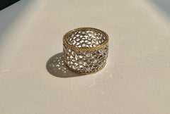 Buccellati White and Yellow Gold Eternelle Band Ring
