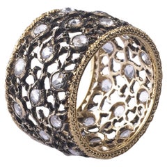 Buccellati White and Yellow Gold Eternelle Band Ring