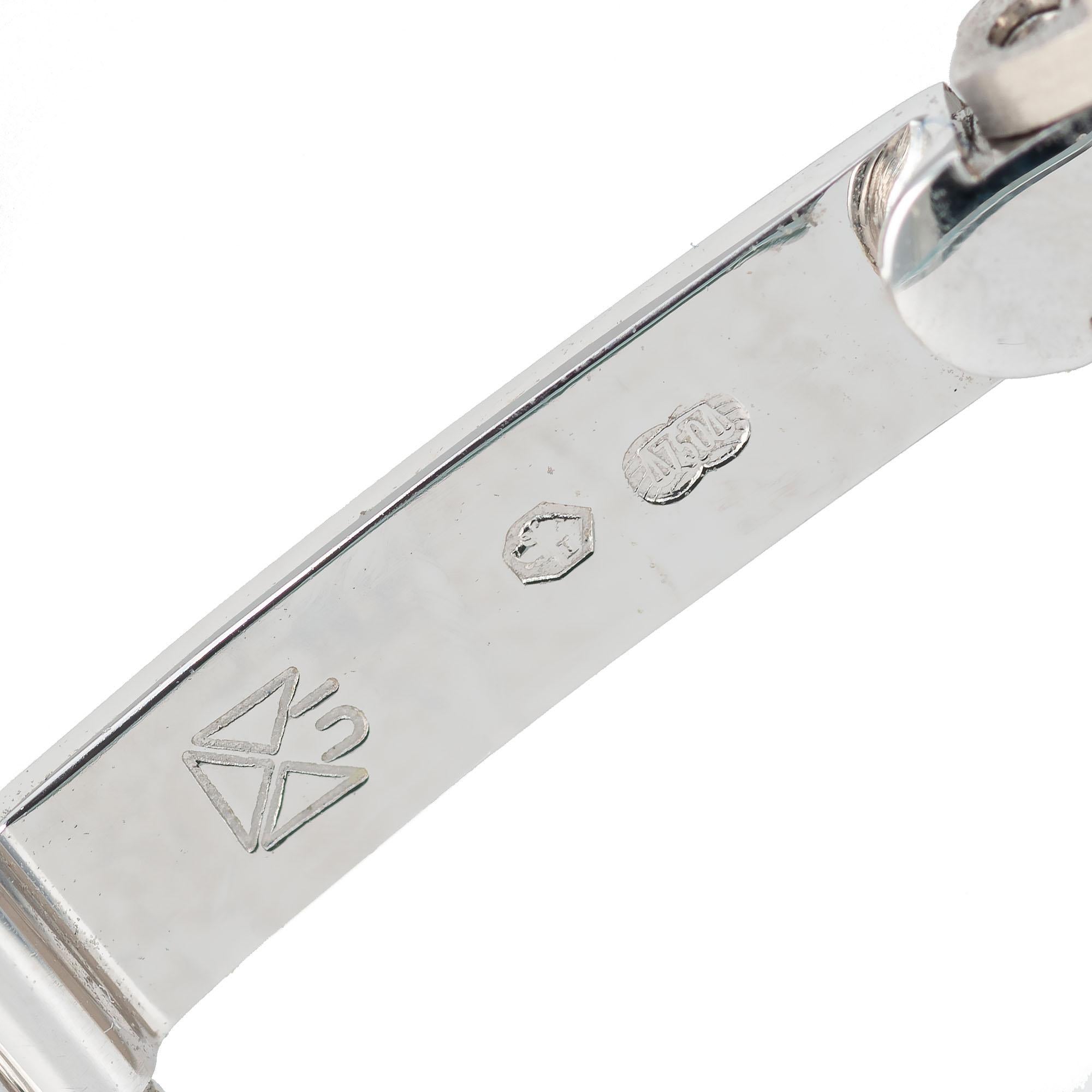 Buccellati Montre-bracelet Arischron pour femme en or blanc en vente 4