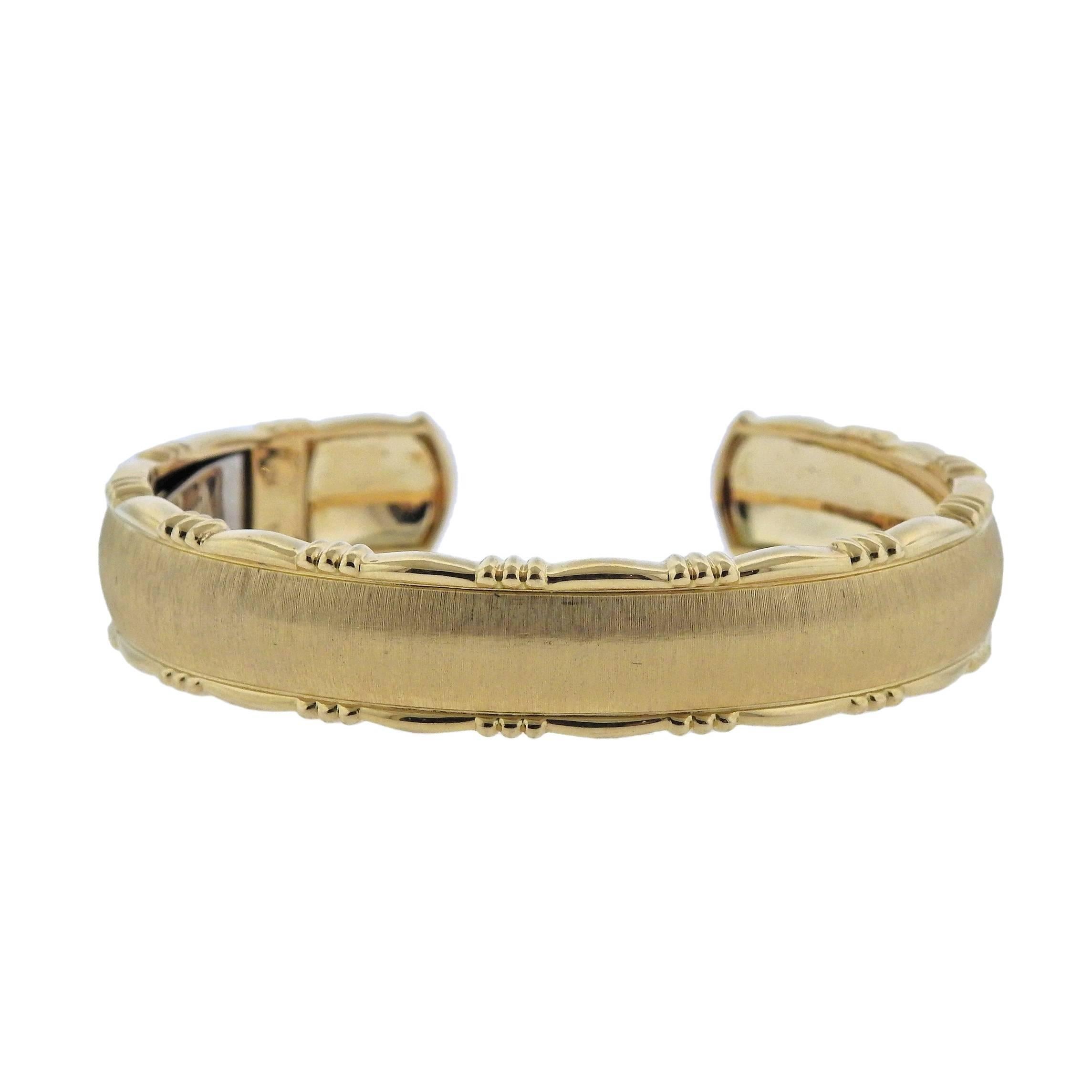 Buccellati Yellow Gold Cuff Bracelet