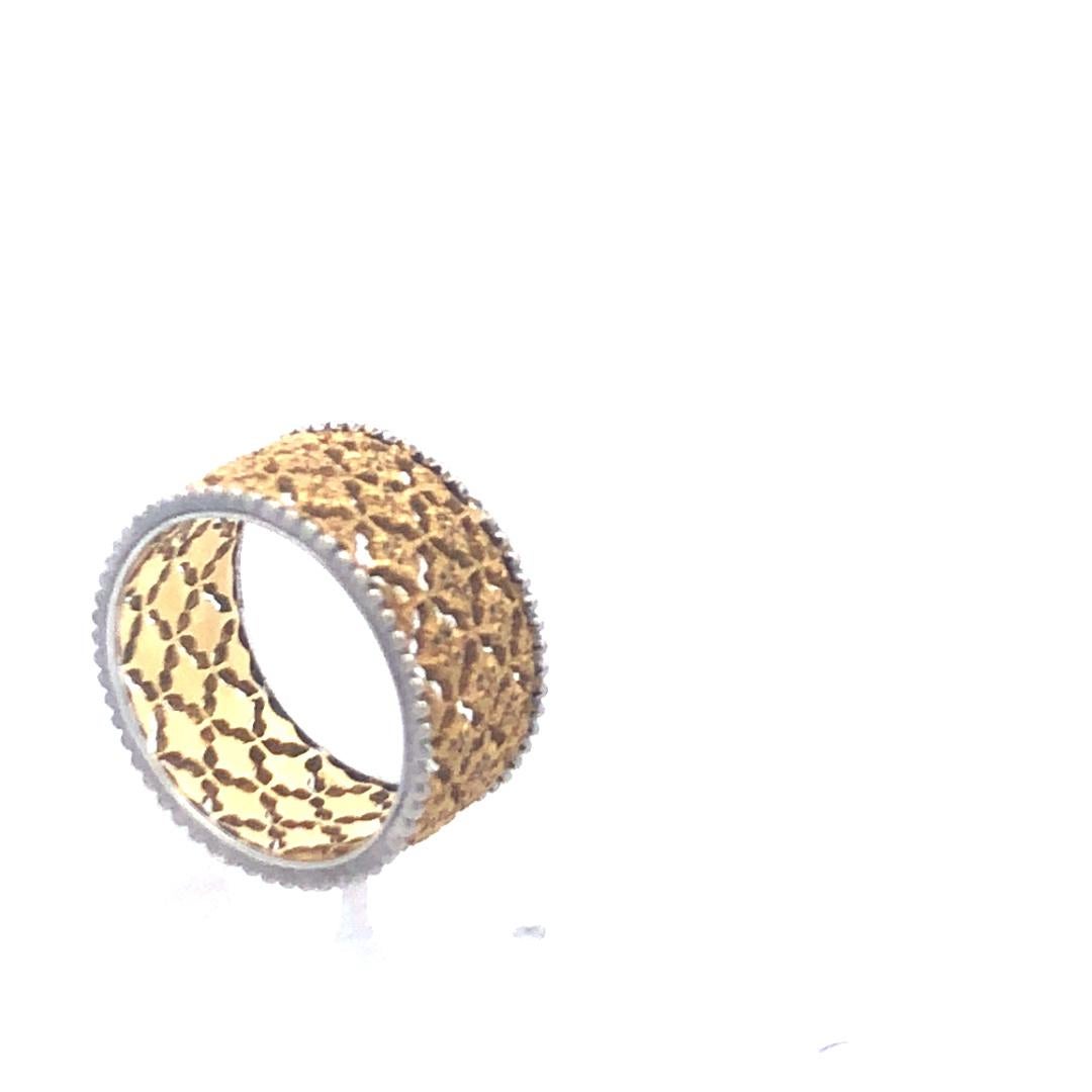 Buccellati Yellow Gold & Platinum Band 1
