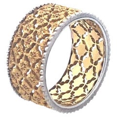 Buccellati Yellow Gold & Platinum Band