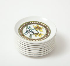 Bucciarelli Botanical Porcelain Coasters, Italy