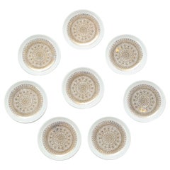 Bucciarelli Gilt Porcelain Plates