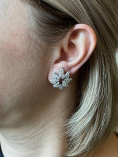 Bucciari Diamond Platinum Earrings