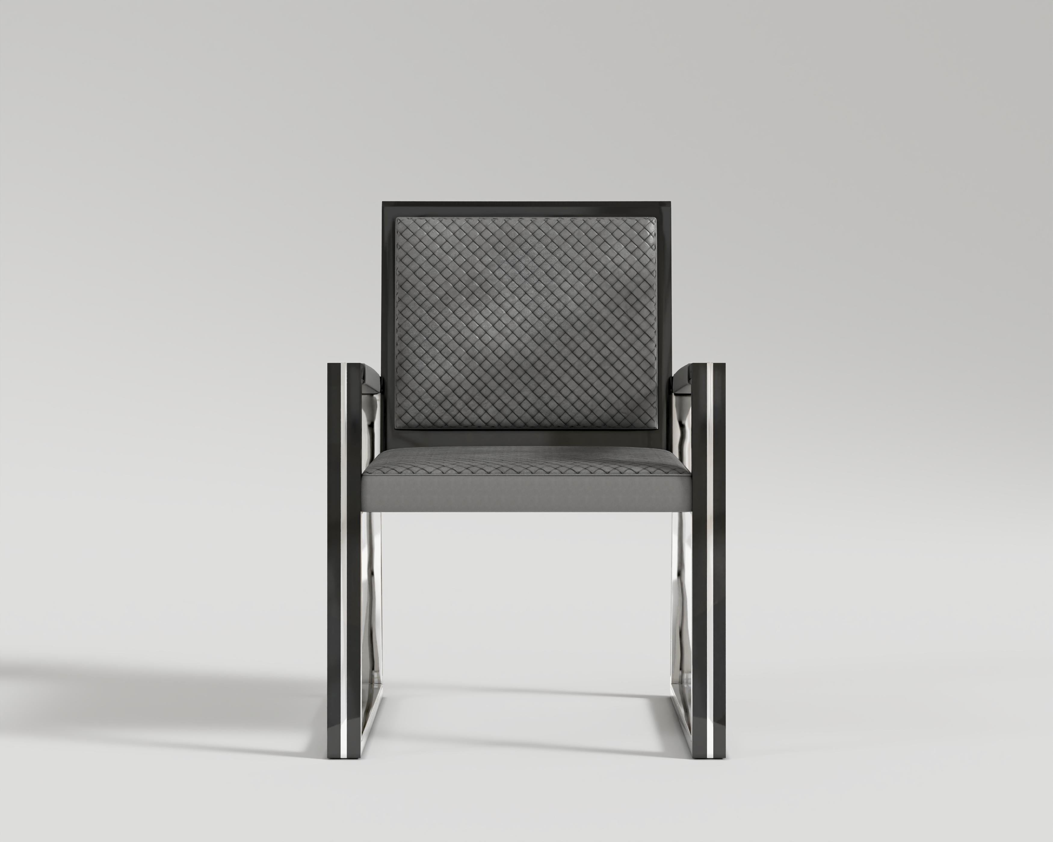 Buccina Dining Chair

Extremely robust-designed, the Buccina Dining Chair is an inspiration of boldness and art deco inspiration into one piece. A definite statement to any dining room, with the thin, sleek black lacquer frame. Customize with cool