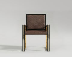 Sedia Buccina in bronzo lucido di Palena Furniture