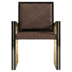 Buccina Polished Bronze Chair by Palena Furniture