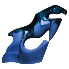 Bucephalus Blue Sculpture