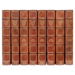 BUCHAN, John. A History Of The Great War. AUTOGRAPH EDITION. 8 vols. 1922