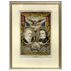 Buchanan & Breckenridge, 1856 Grand National Democratic Banner, by N. Currier