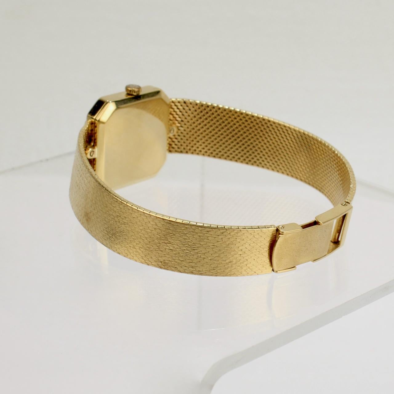 Bucherer: 18 Karat Gold-Armbanduhr 4