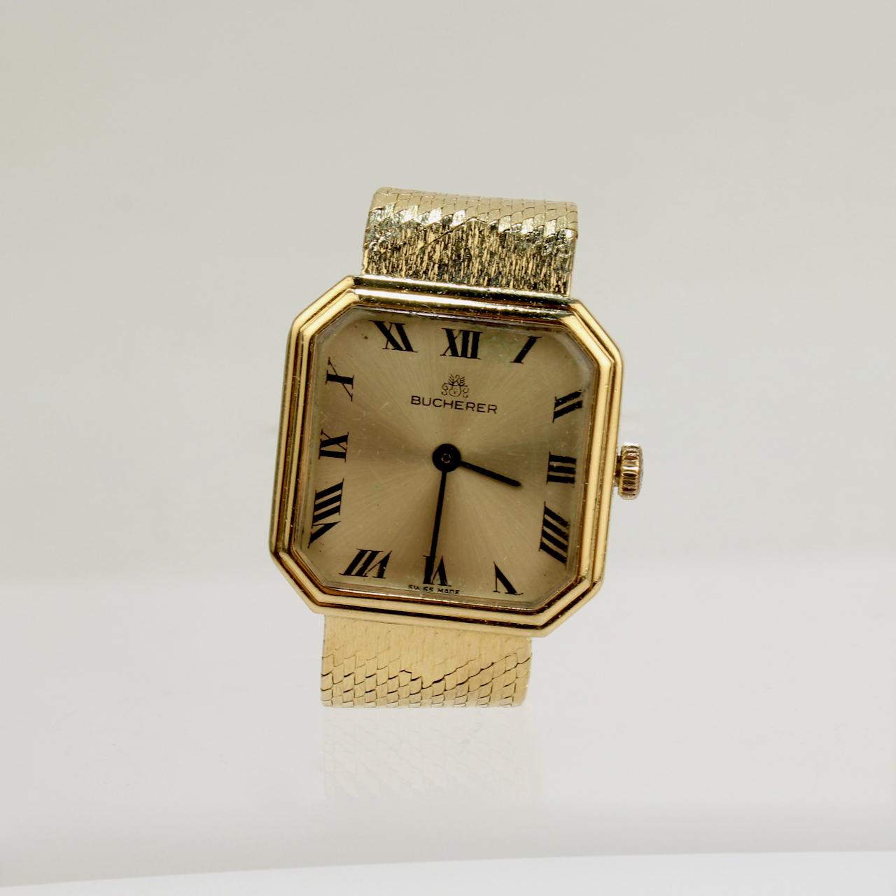 Bucherer: 18 Karat Gold-Armbanduhr 10
