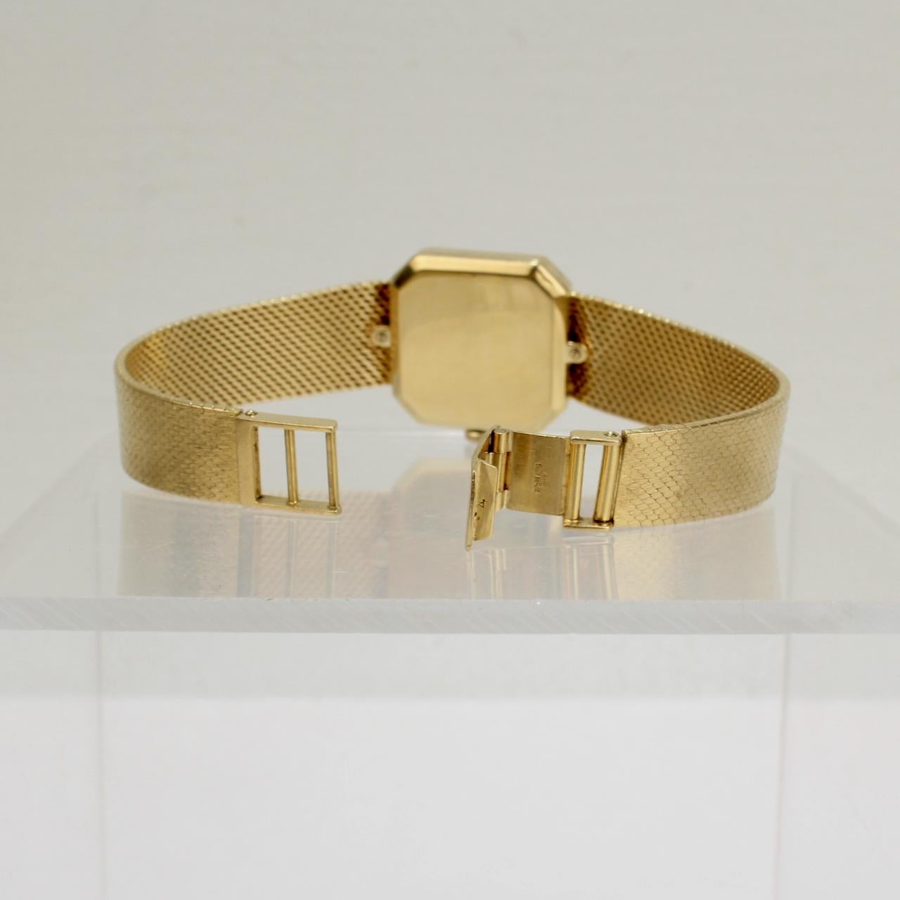 Bucherer: 18 Karat Gold-Armbanduhr 11