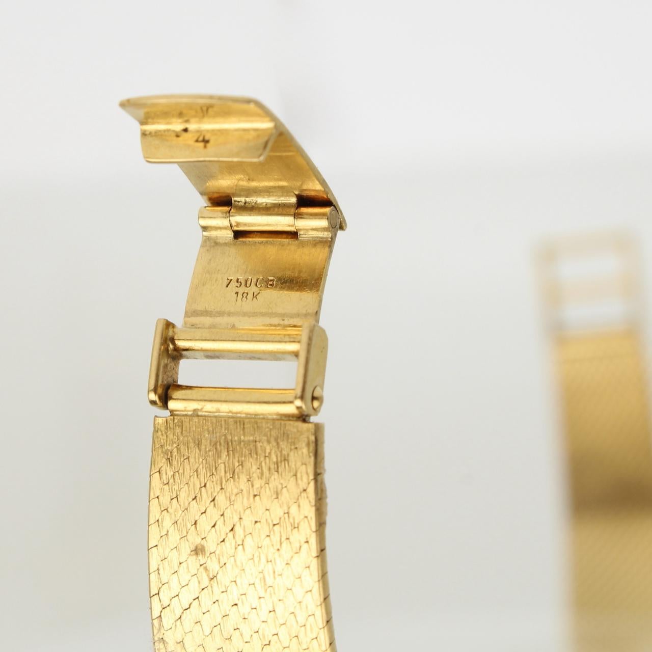 Bucherer: 18 Karat Gold-Armbanduhr 12