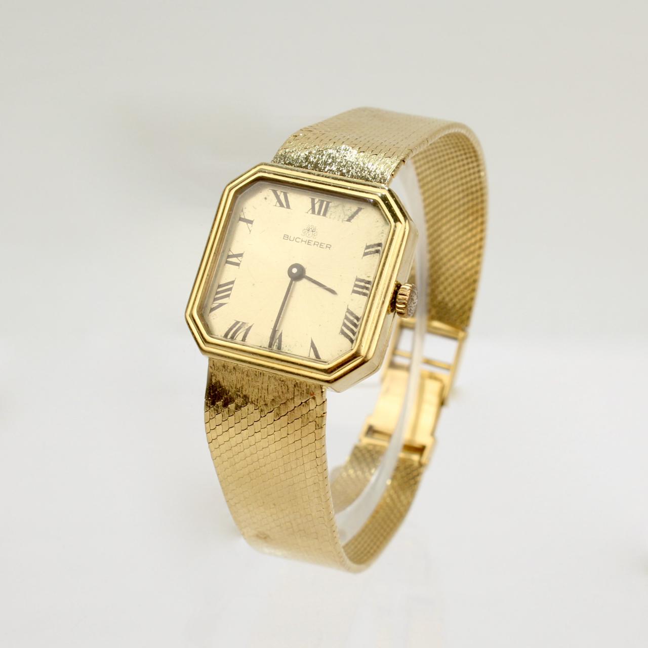 bucherer damenuhr gold