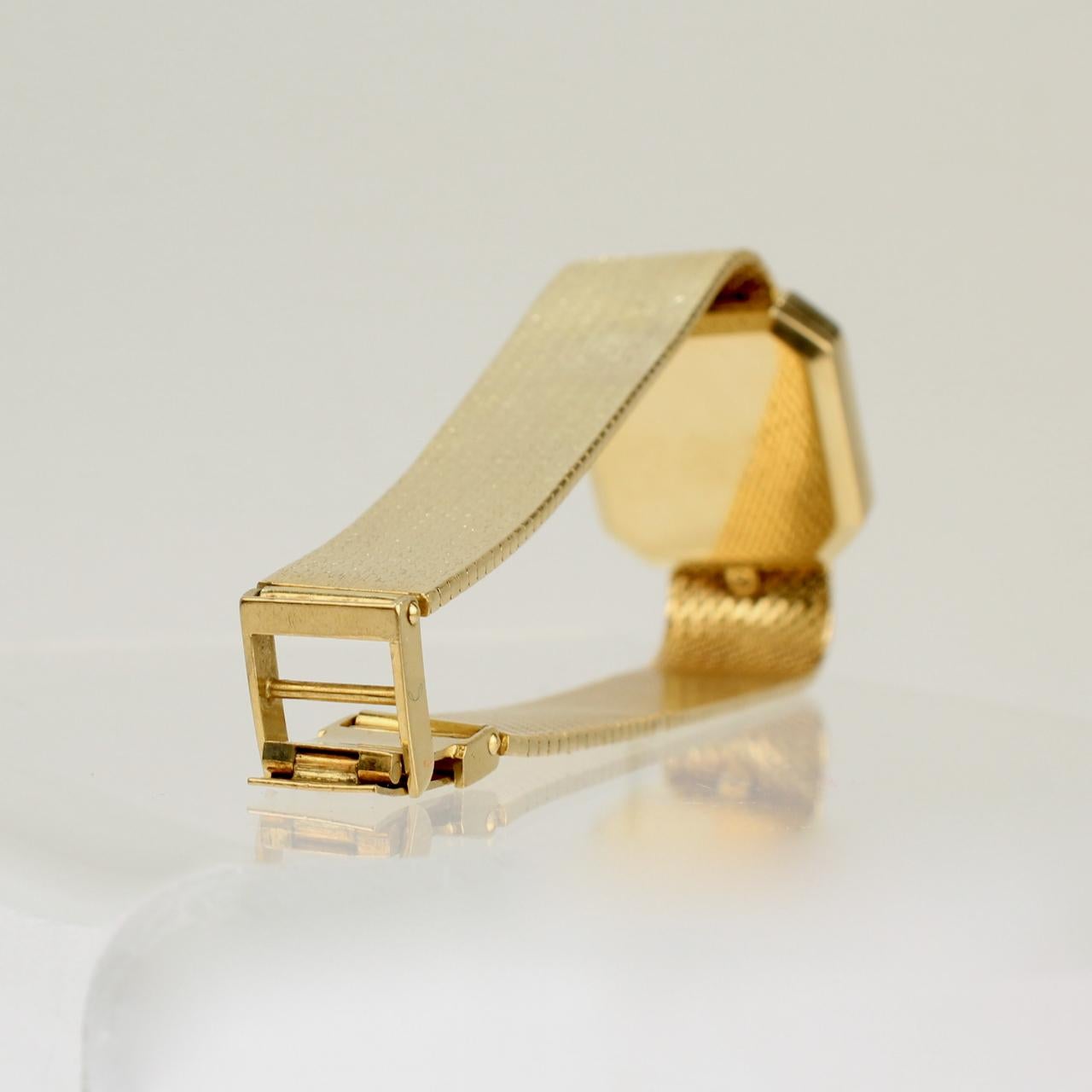 Bucherer: 18 Karat Gold-Armbanduhr für Damen oder Herren