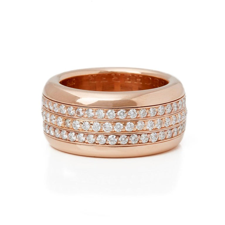 Gold Rotating Rings Bucherer 18 Karat Rose Gold Diamond Rotating Variato Ring at 1stDibs ...