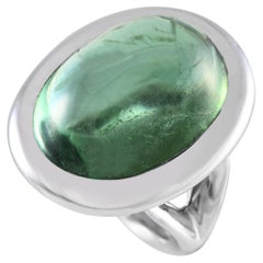 Bucherer 18K White Gold 25.69ct Tourmaline Ring