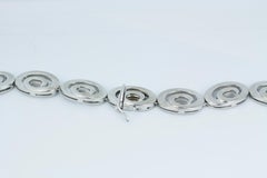 Bucherer 18 Karat White Gold Round White Diamond 1.52 Carat Necklace