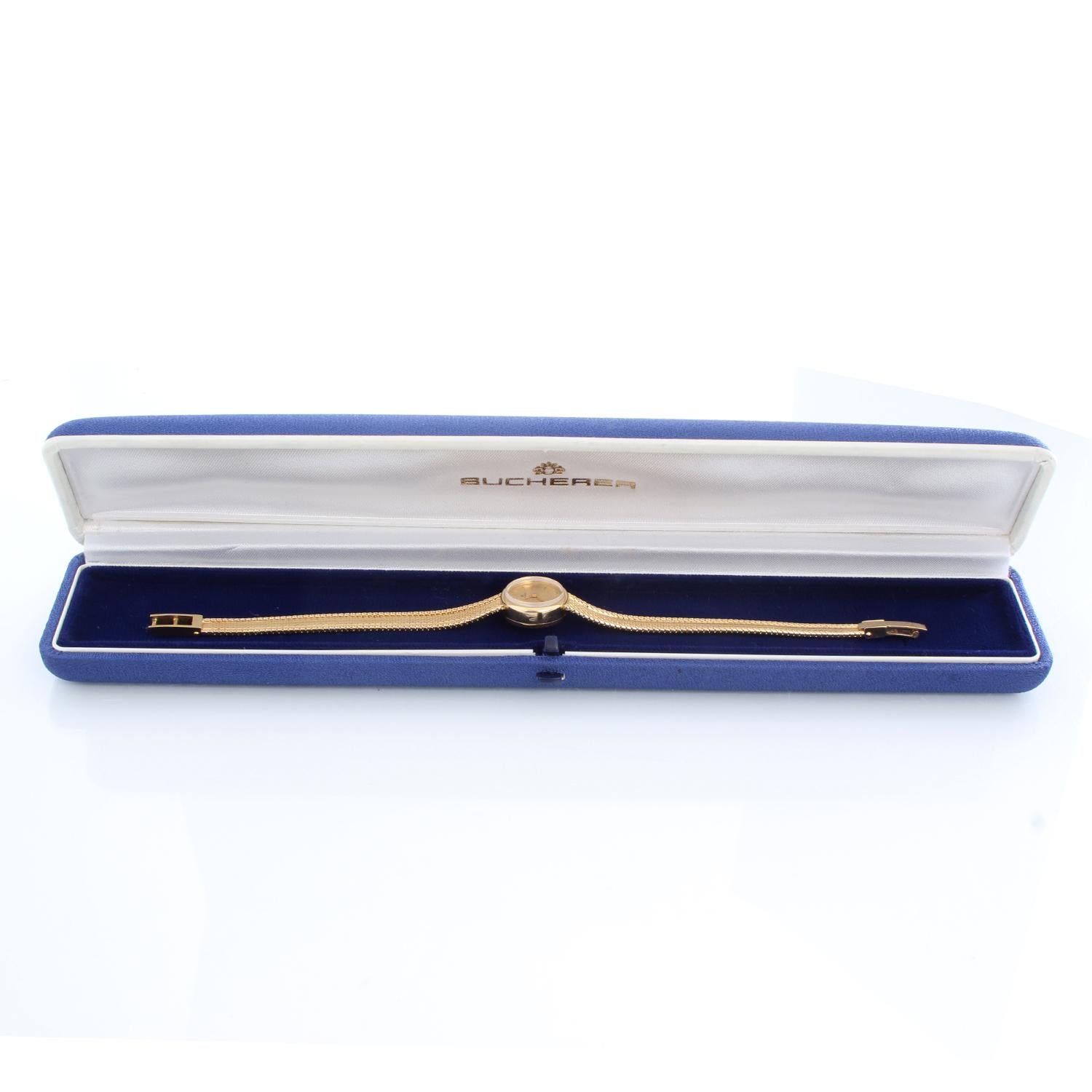 bucherer gold 18k ladies watch women's