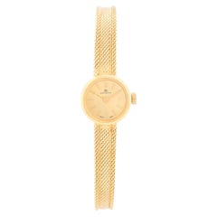 Vintage Bucherer 18k Yellow Ladies Gold Watch