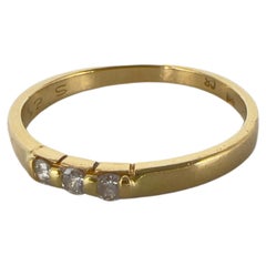 Bucherer 750 Gold and 3 Diamonds Ring
