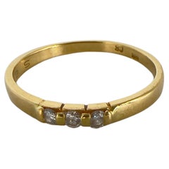 Bucherer 750 Gold and 3 Diamonds Ring