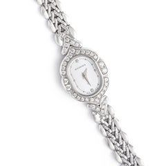 Bucherer Diamond White Gold 18K Wristwatch