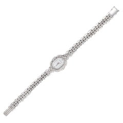 Bucherer Diamant-Weißgold-Armbanduhr 18K