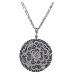 Bucherer Fancy Diamond Pendant Necklace