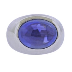 Bucherer Gold 16.15ct Ceylon Sapphire Ring