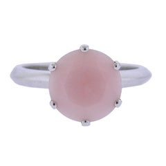 Bucherer Gold 2.83ct Pink Opal Ring