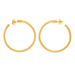 Bucherer Gold Hoop Earrings