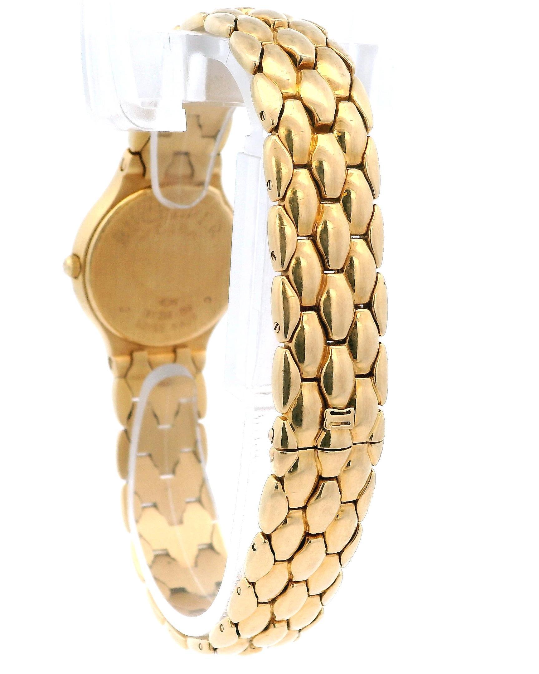 Bucherer Medea 18K Yellow Gold MOP Diamond Dial & Bezel Ladies Watch 5