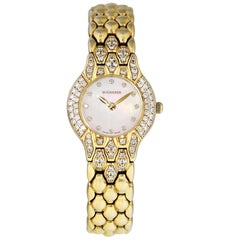 Bucherer Medea Pearl Dial Yellow Gold Ladies Watch