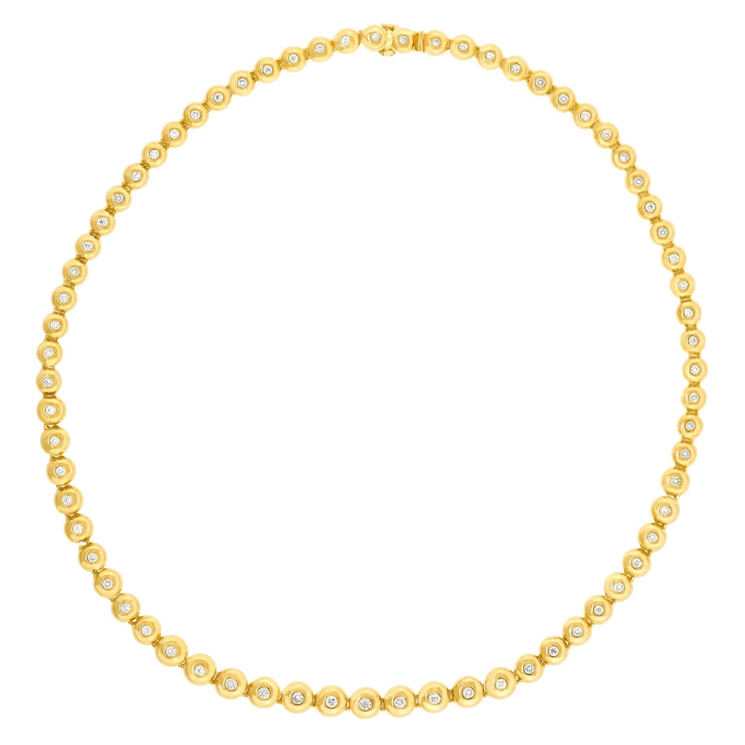 Taille brillant Bucherer Collier à diamants Organo Chic en vente