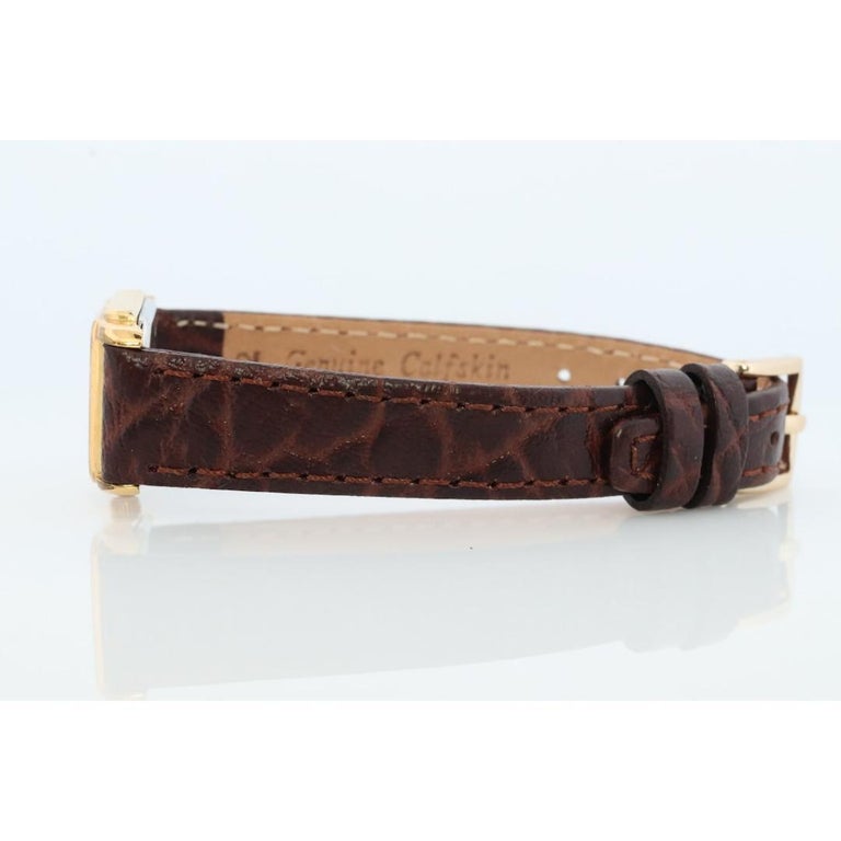 Boucle De Bracelet De Montre Vintage Bucherer Dorée - 12mm - Occasion