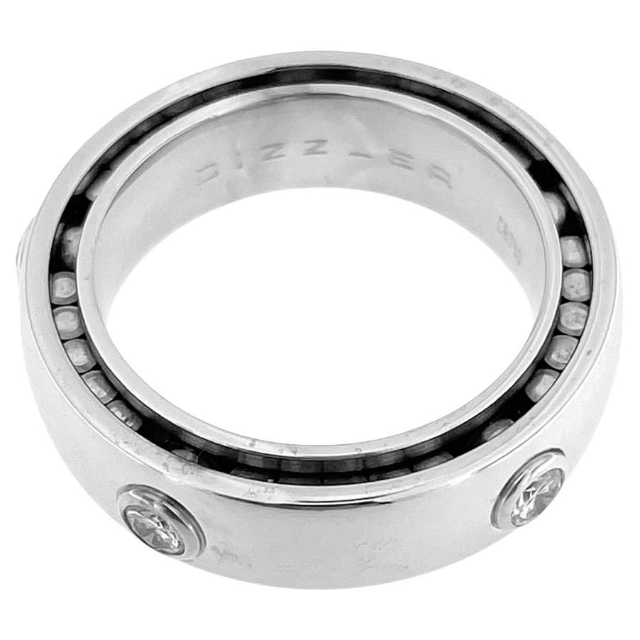 Bucherer Ring Dizzler Collection 18 karat White Gold with Diamonds  For Sale
