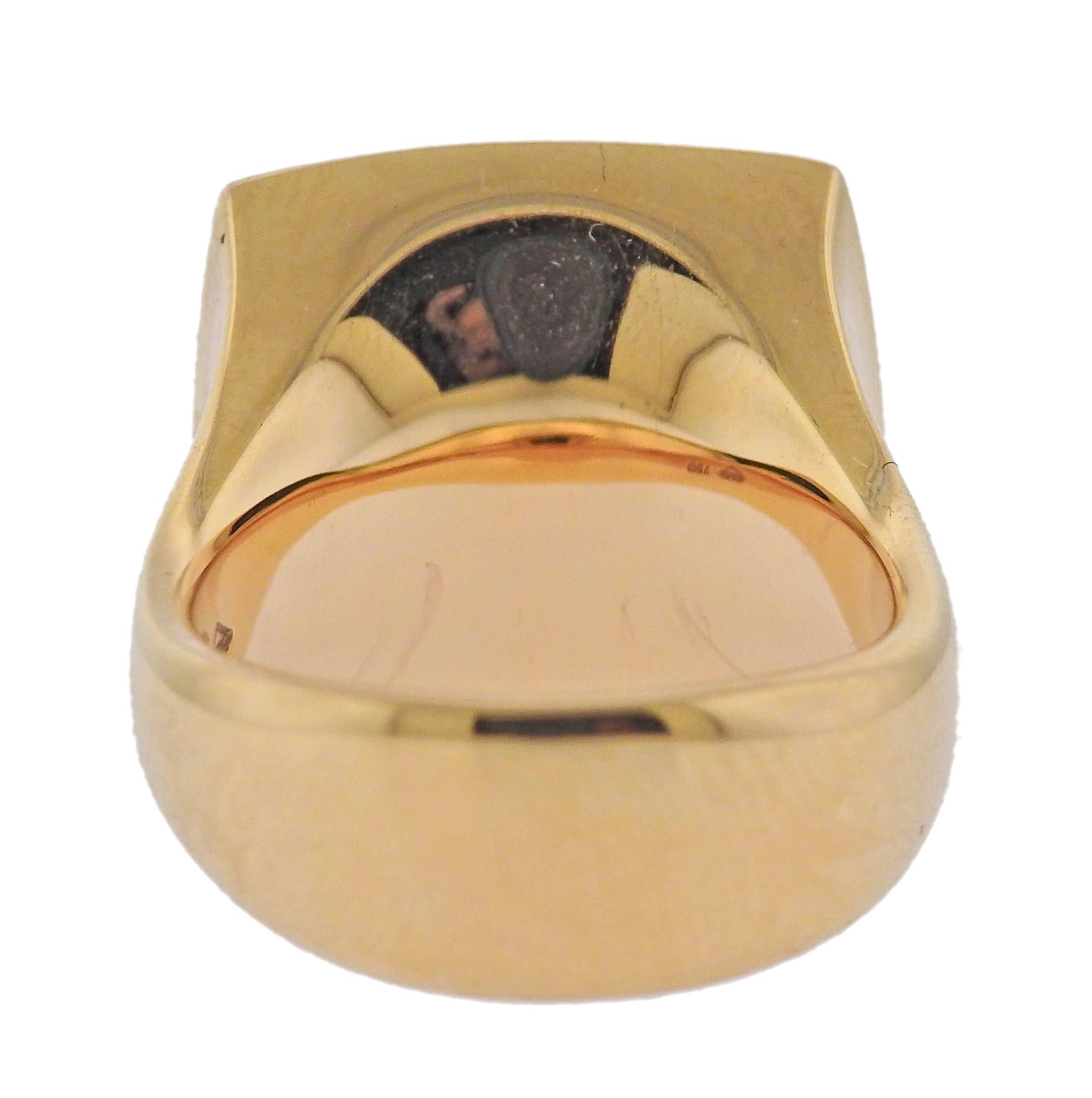square amethyst ring